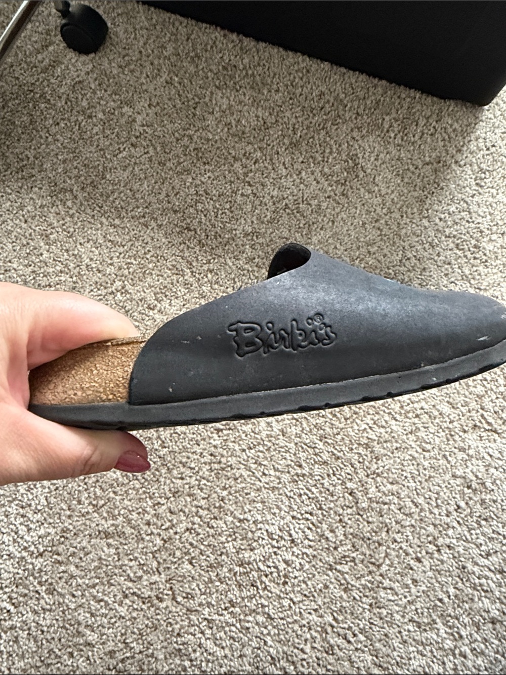 Birkenstock Black Slip-On Clogs - Picture 2 of 4